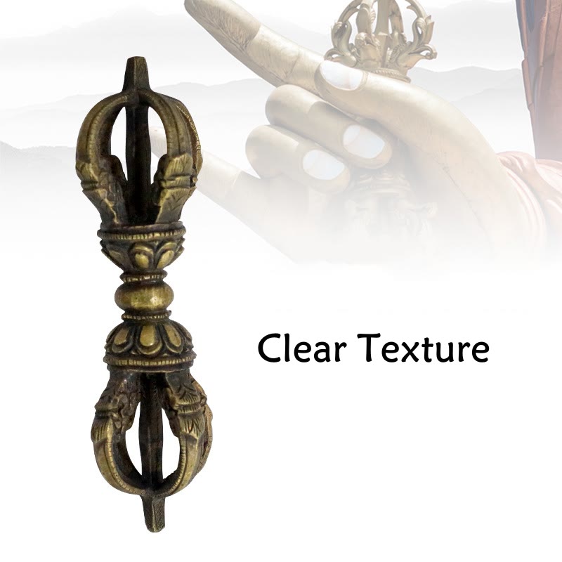 Nepal Handmade Copper Vajra Dorje Meditation Strength Decor