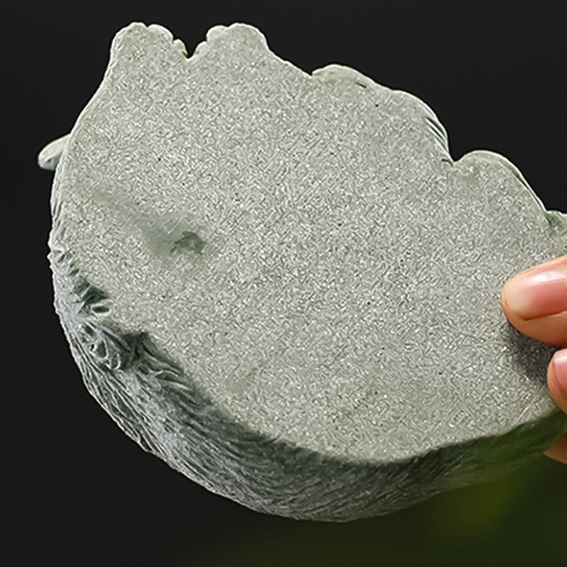 Nine-Tailed Fox Sandstone Home Zen Decor Figurine 10cm