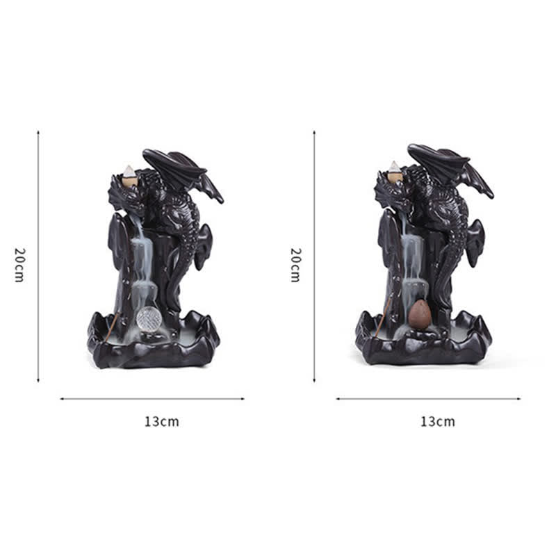 Nordic Dragon Ceramic Backflow Incense Burner | Meditation