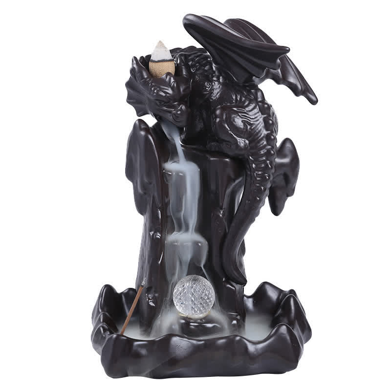 Nordic Dragon Ceramic Backflow Incense Burner | Meditation