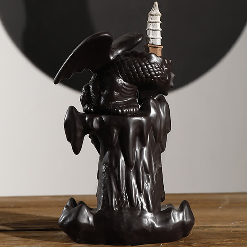 Nordic Dragon Ceramic Backflow Incense Burner | Meditation