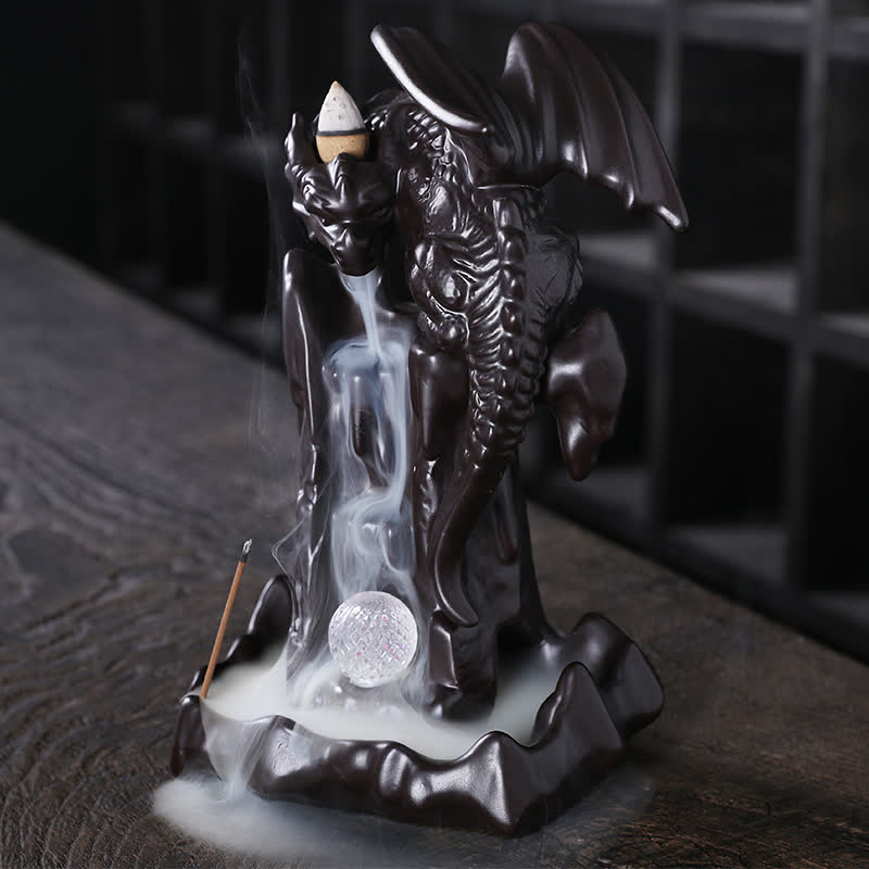 Nordic Dragon Ceramic Backflow Incense Burner | Meditation