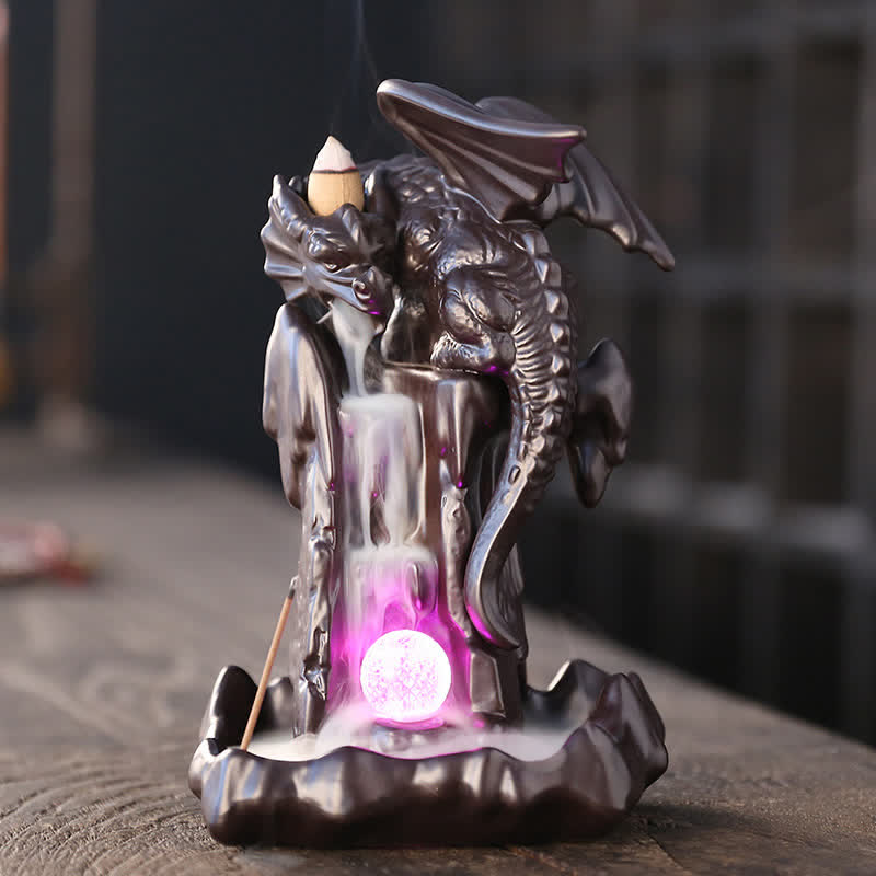 Nordic Dragon Ceramic Backflow Incense Burner | Meditation