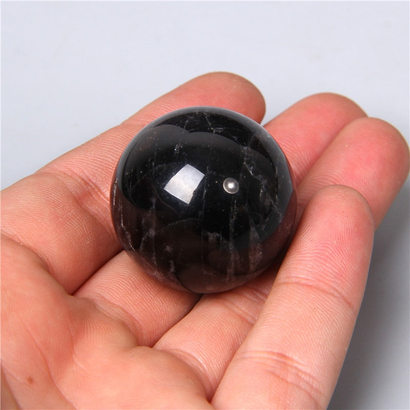 Obsidian Crystal Ball for Clarity and Harmony