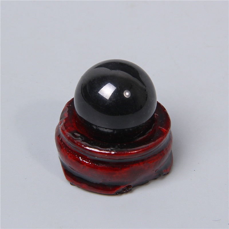Obsidian Crystal Ball for Clarity and Harmony