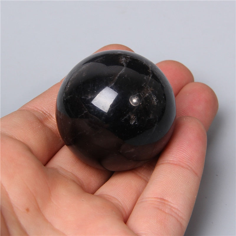 Obsidian Crystal Ball for Clarity and Harmony