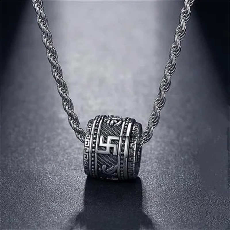 Om Mani Padme Hum Copper Protection Necklace Pendant