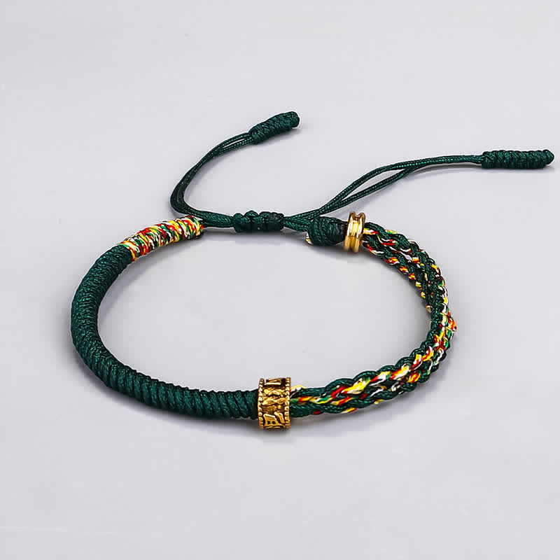 Om Mani Padme Hum Protection String Bracelet Unisex