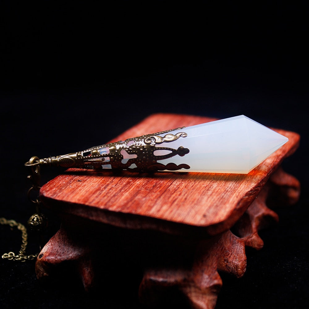 Opal Crystal Pendulum - Joy and Positive Change
