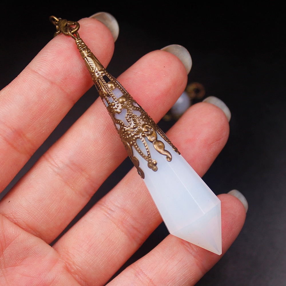 Opal Crystal Pendulum - Joy and Positive Change