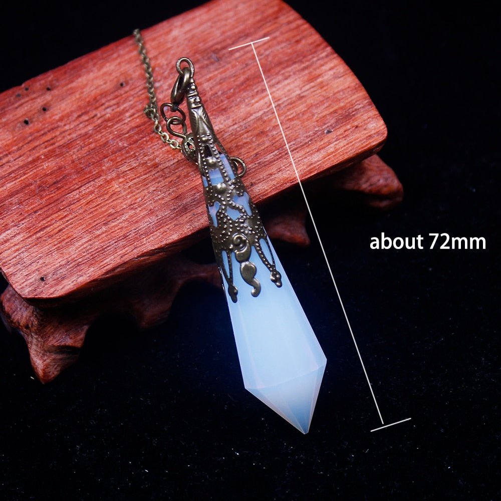 Opal Crystal Pendulum - Joy and Positive Change