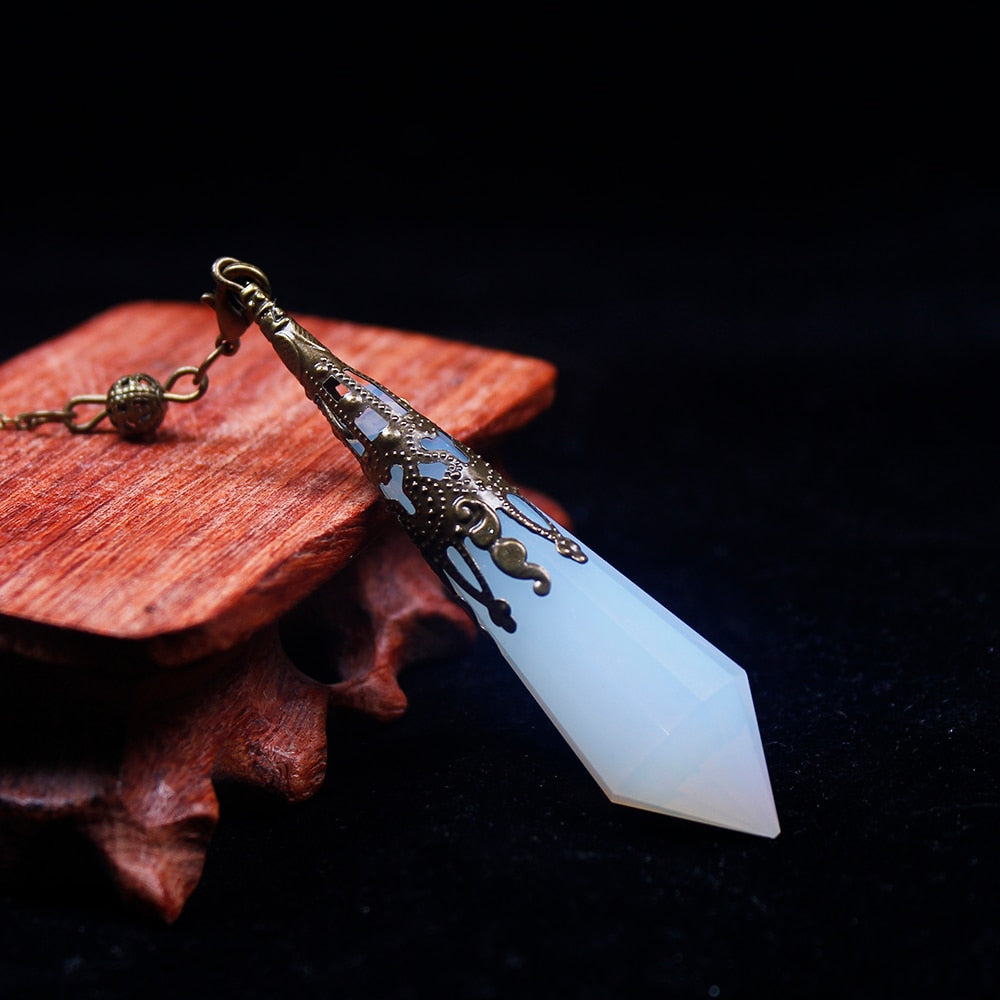 Opal Crystal Pendulum - Joy and Positive Change