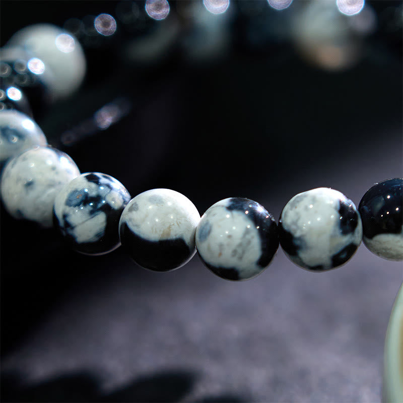 Orca Agate Anxiety Relief Bracelet