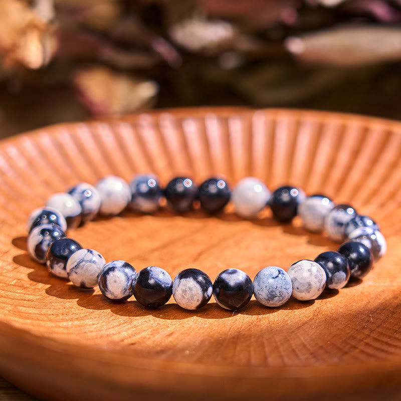 Orca Agate Anxiety Relief Bracelet