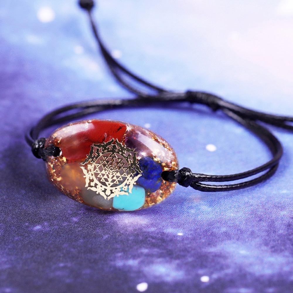 Orgone EMF Protection Gemstone Bracelet
