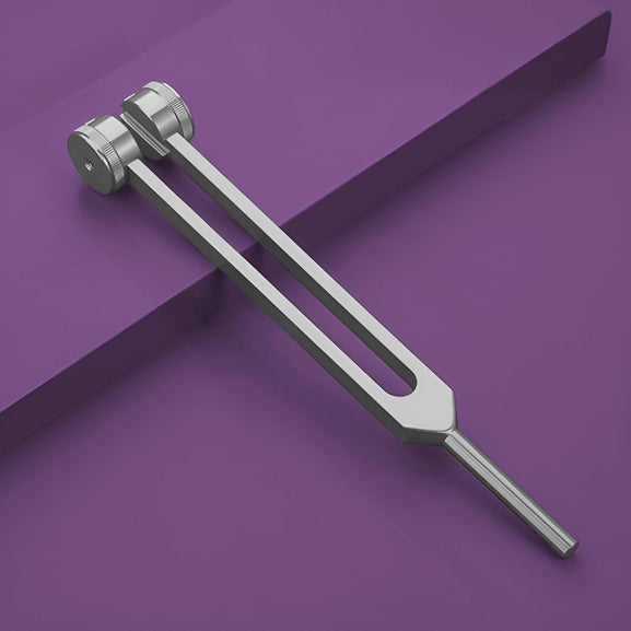 Medical reflex hammer and Otto C 128 Hz Tuning Fork for neurological testing