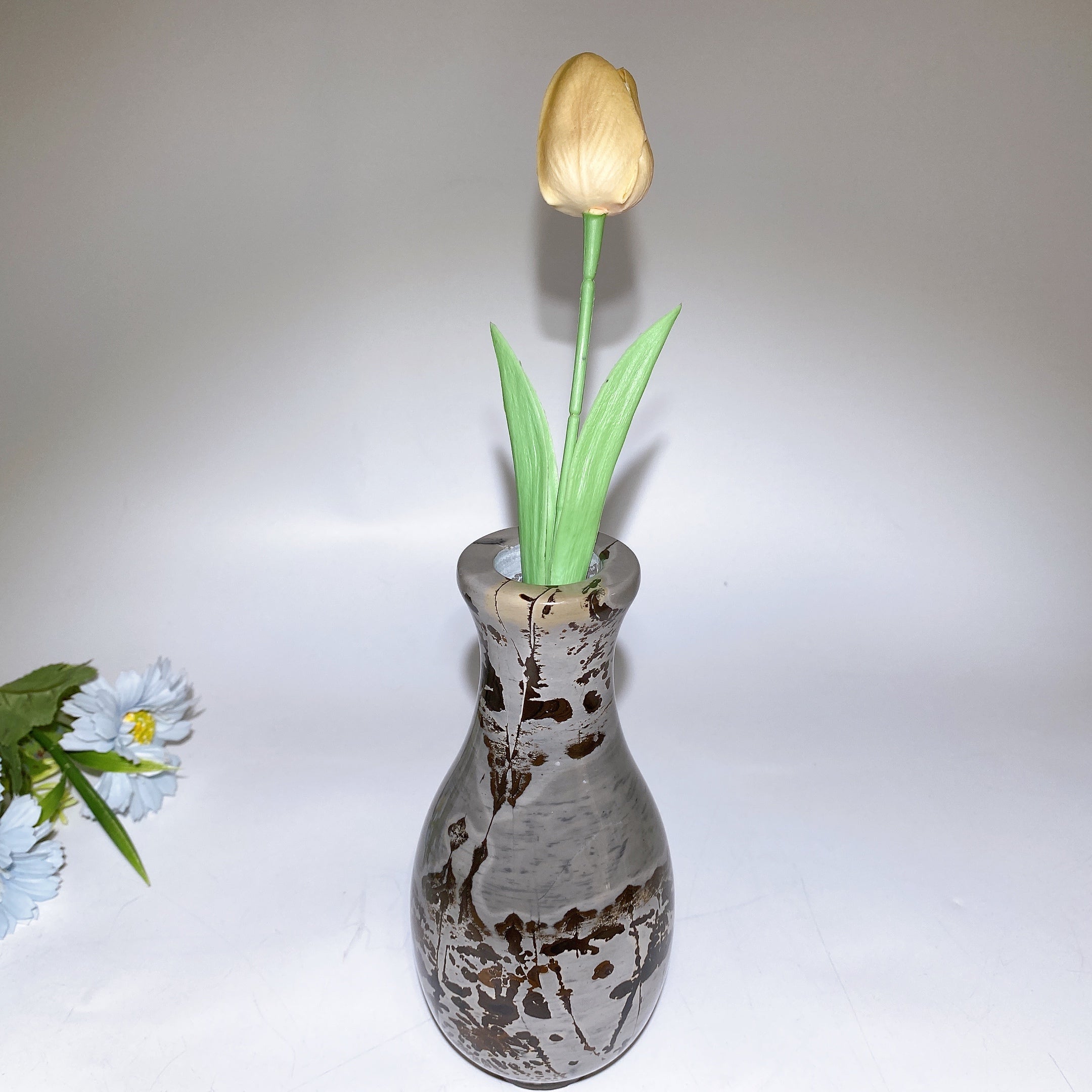 Picture Jasper 19cm Healing Crystal Vase for Spiritual Energy