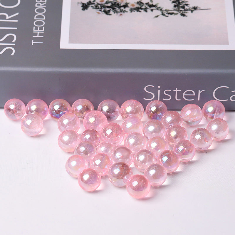 Pink Aura Angel Crystal Spheres for Healing 0.25-1kg
