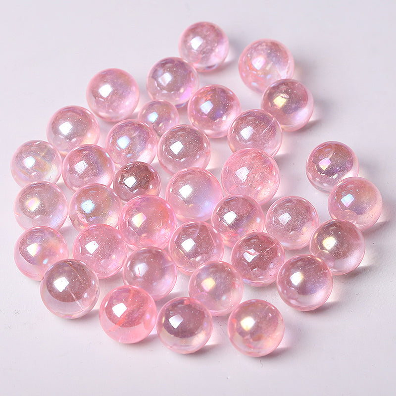 Pink Aura Angel Crystal Spheres for Healing 0.25-1kg