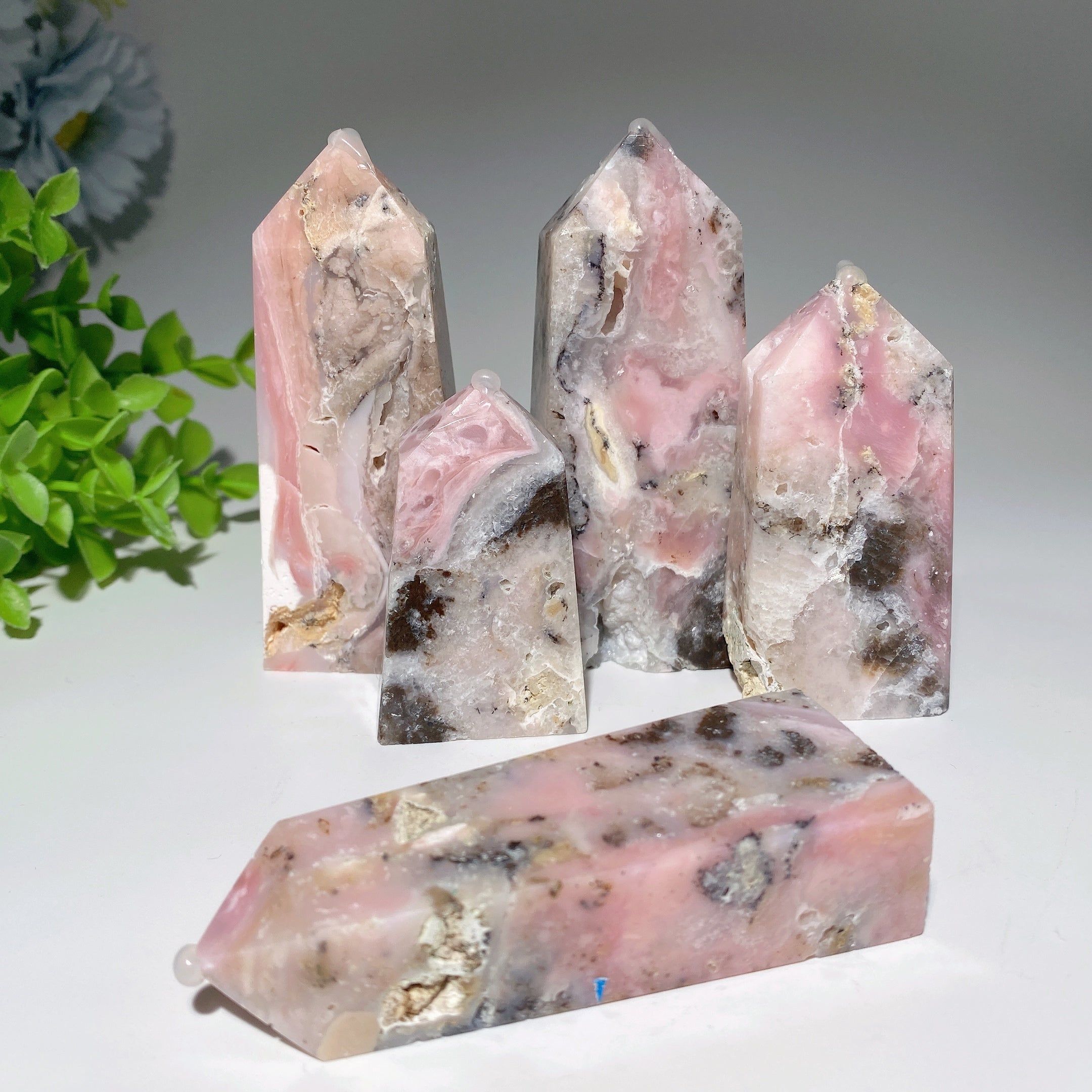 Pink Chalcedony Crystal Point 2 to 4 Inches Healing Stone