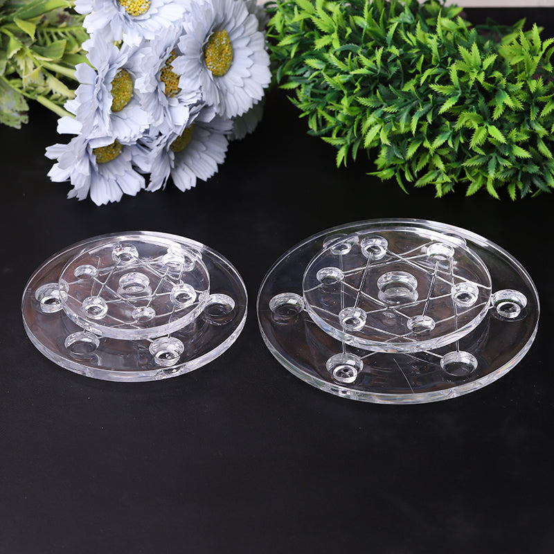 Plastic Display Stand 80mm to 150mm for Crystals