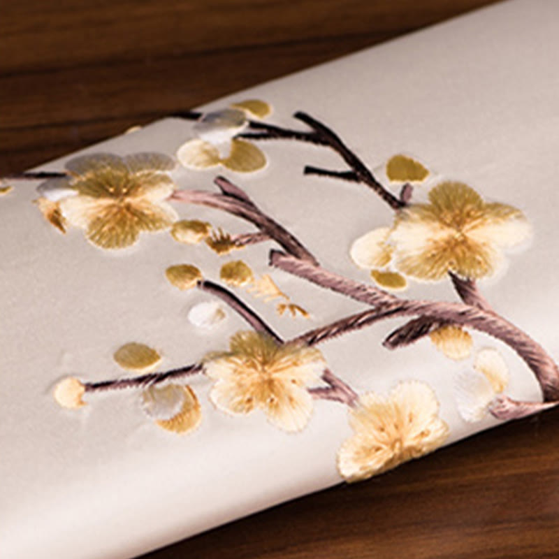 Plum Blossom Su Embroidery Spiritual Handbag 20cm x 10cm