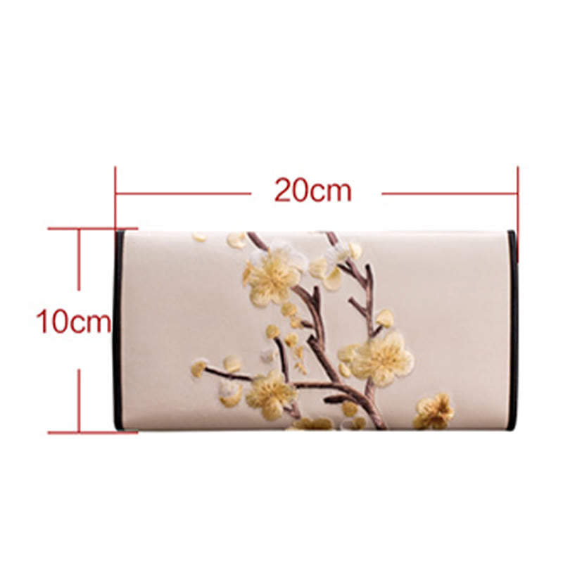 Plum Blossom Su Embroidery Spiritual Handbag 20cm x 10cm