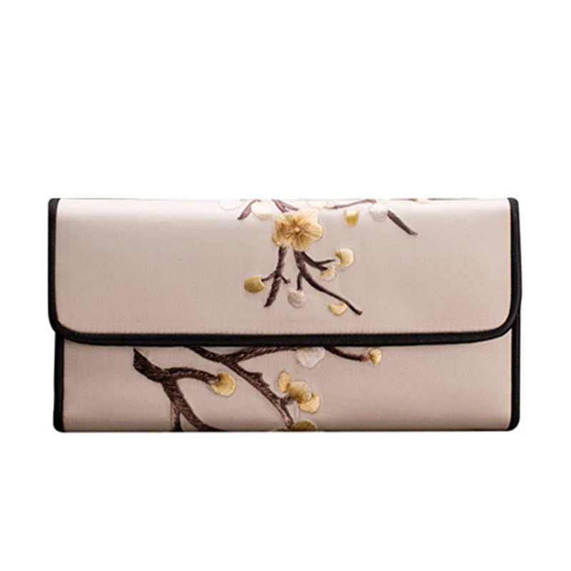 Plum Blossom Su Embroidery Spiritual Handbag 20cm x 10cm