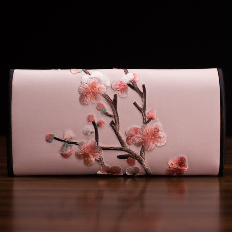 Plum Blossom Su Embroidery Spiritual Handbag 20cm x 10cm