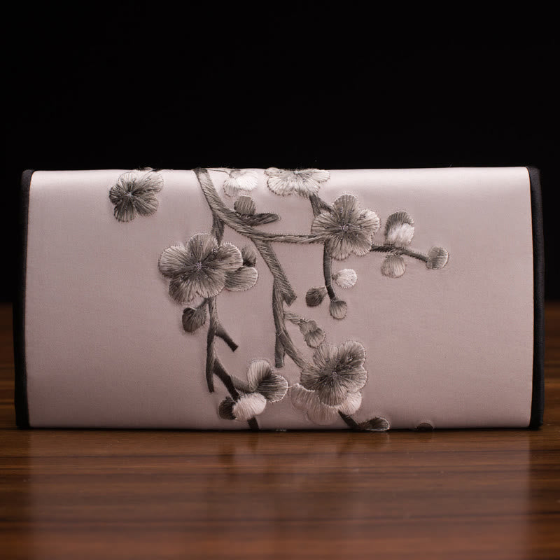 Plum Blossom Su Embroidery Spiritual Handbag 20cm x 10cm