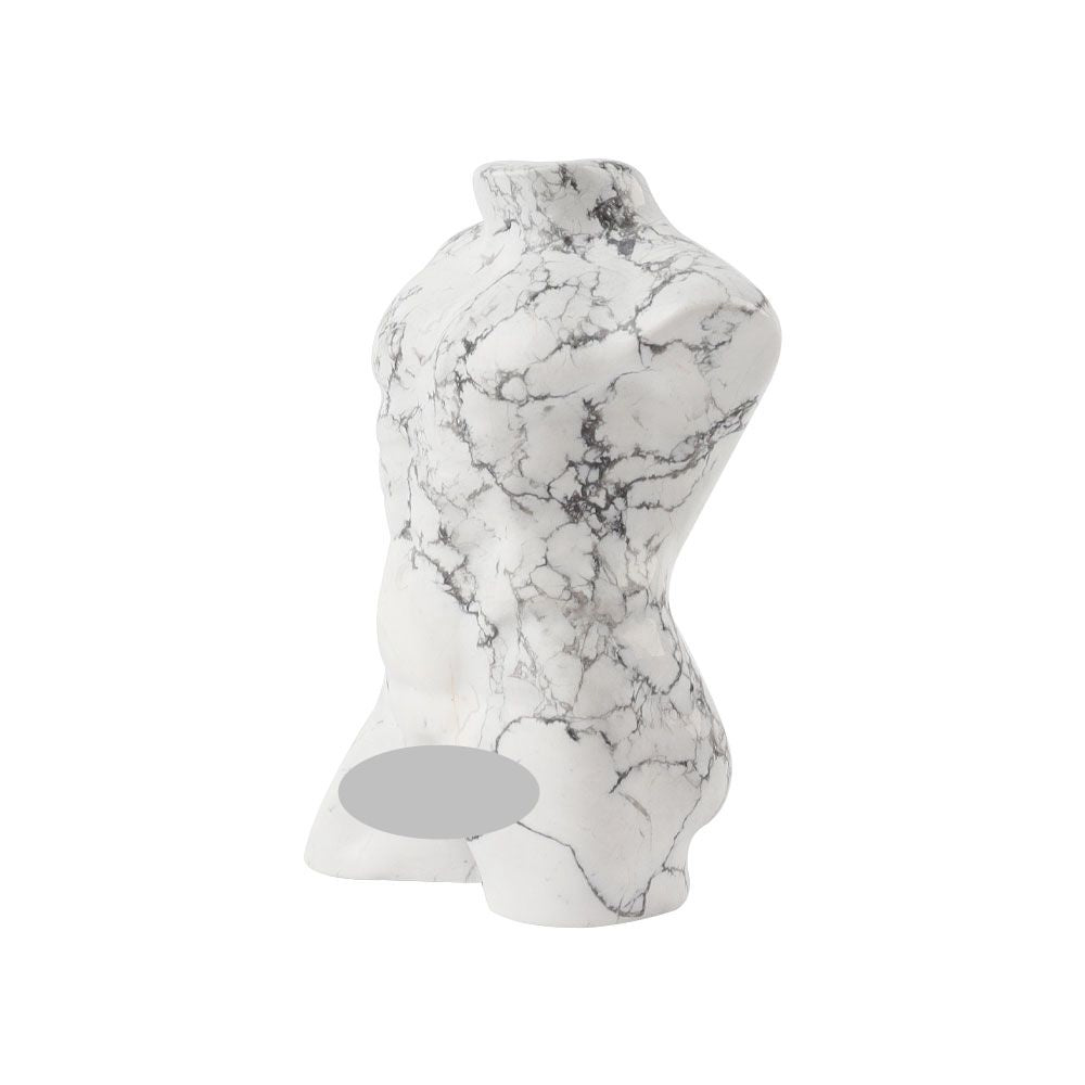 Polished Howlite Crystal Figurine 3.45 Inch Carving