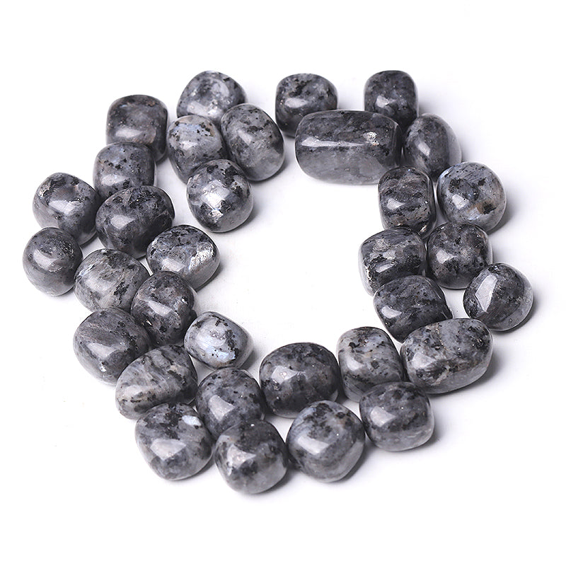 Polished Larvikite Crystal Tumbles 0.8-1.0 inch Natural Stones