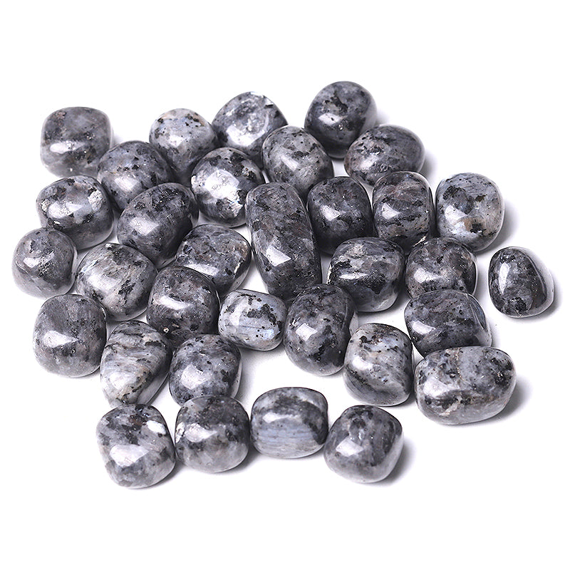 Polished Larvikite Crystal Tumbles 0.8-1.0 inch Natural Stones