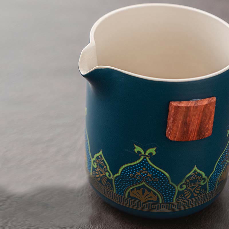 Portable Chinese Gongfu Ceramic Teapot Set with Bag