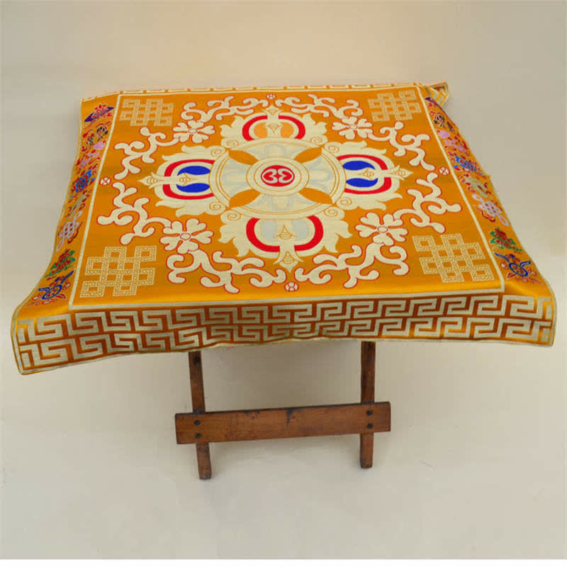 Prayer Altar Mat with 8 Auspicious Symbols | Healing Sounds
