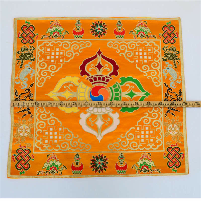 Prayer Altar Mat with 8 Auspicious Symbols | Healing Sounds