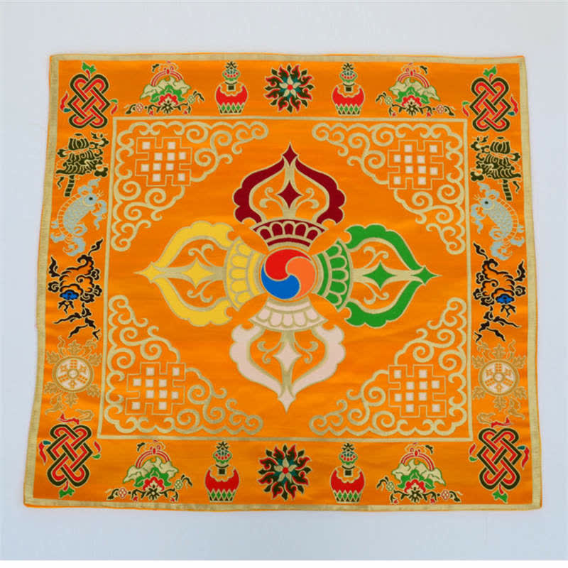 Prayer Altar Mat with 8 Auspicious Symbols | Healing Sounds
