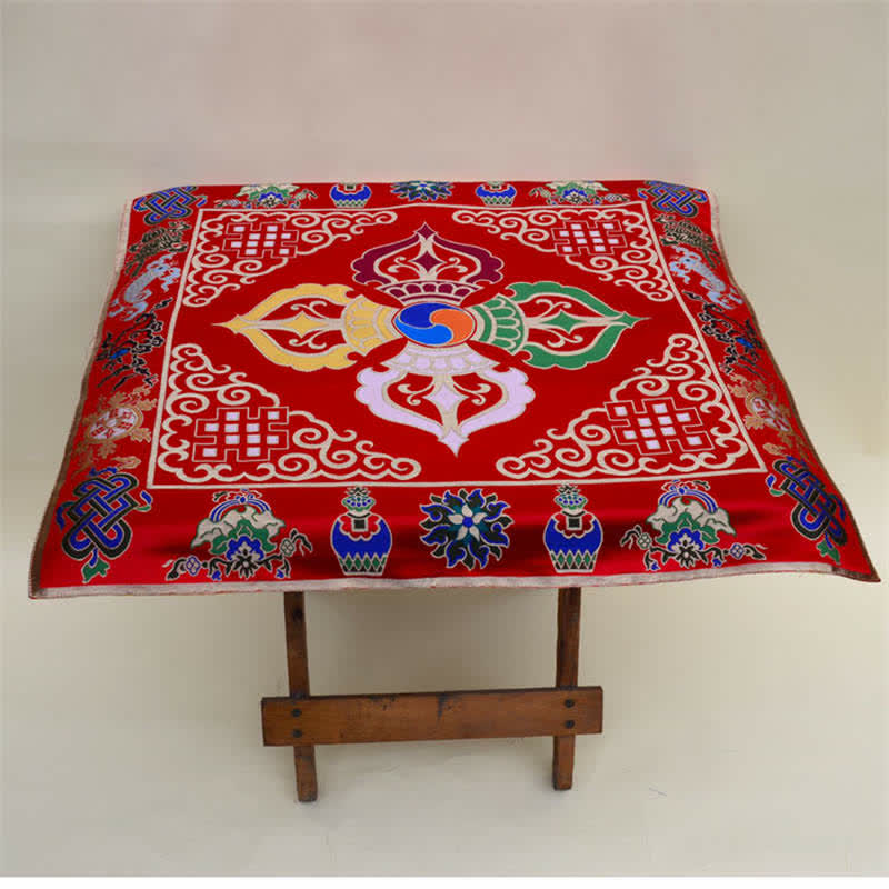 Prayer Altar Mat with 8 Auspicious Symbols | Healing Sounds