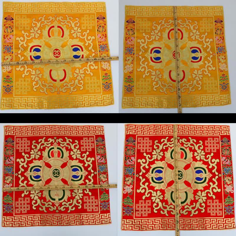 Prayer Altar Mat with 8 Auspicious Symbols | Healing Sounds