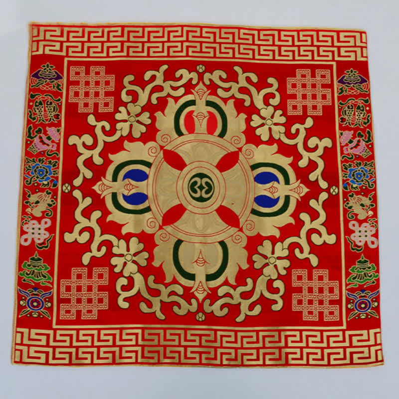 Prayer Altar Mat with 8 Auspicious Symbols | Healing Sounds