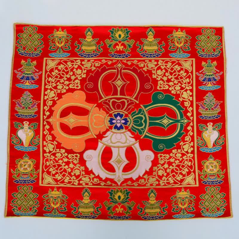Prayer Altar Mat with 8 Auspicious Symbols | Healing Sounds