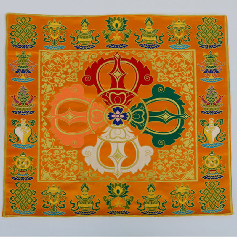 Prayer Altar Mat with 8 Auspicious Symbols | Healing Sounds