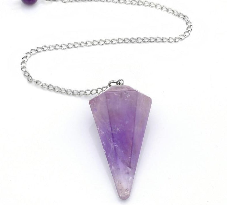 Powerful Pointed Pendulum Crystal