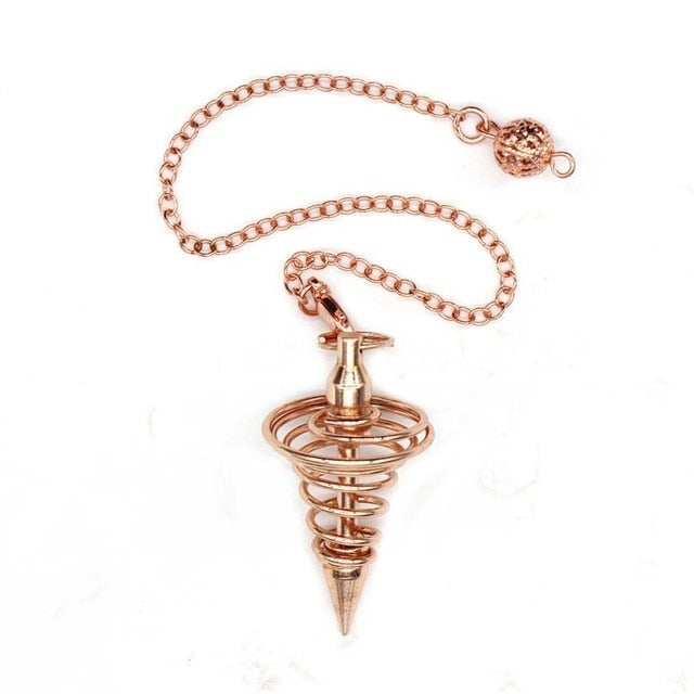 Copper Crystal Pendulum for Spiritual Healing