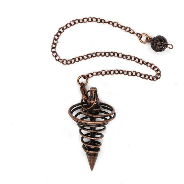 Copper Crystal Pendulum for Spiritual Healing