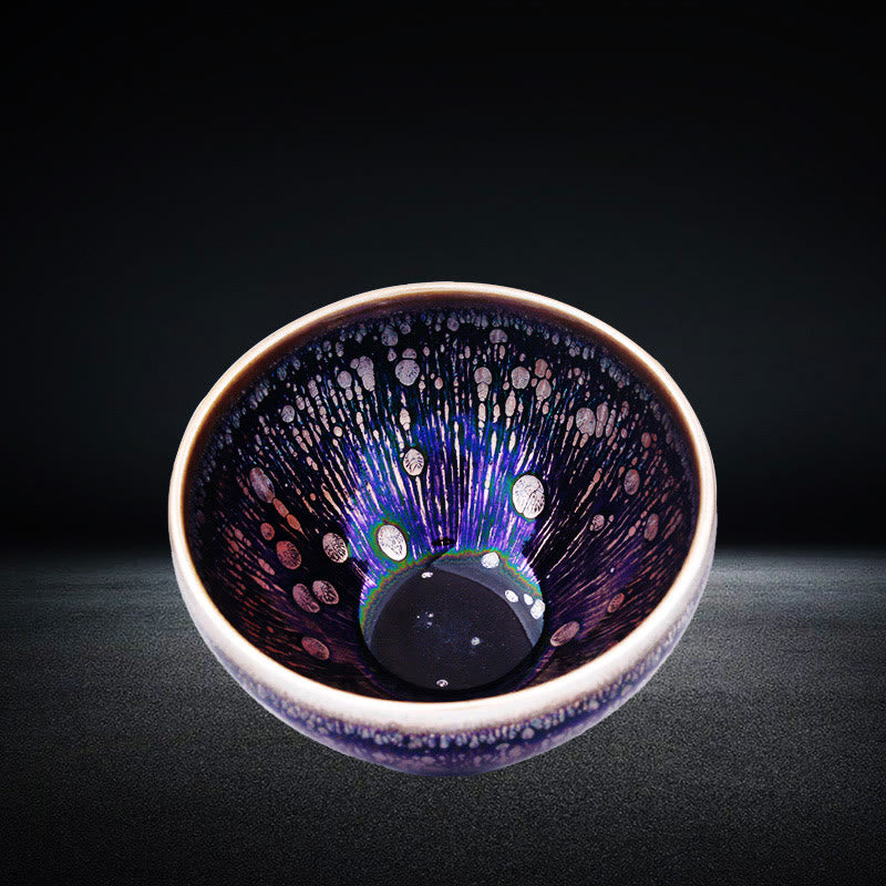 Purple Glaze Jianzhan Ceramic Teacup 8.5cm | Zen Decor