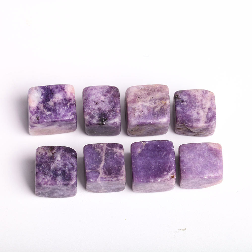 Purple Mica Crystal Cube 2cm Natural Stone Healing