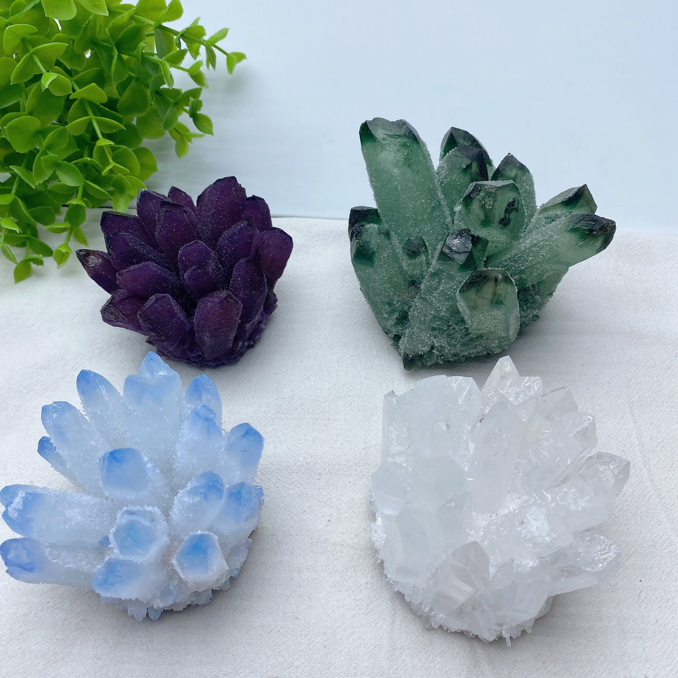 Quartz Clusters 3-4.5 Inch Natural Healing Crystals