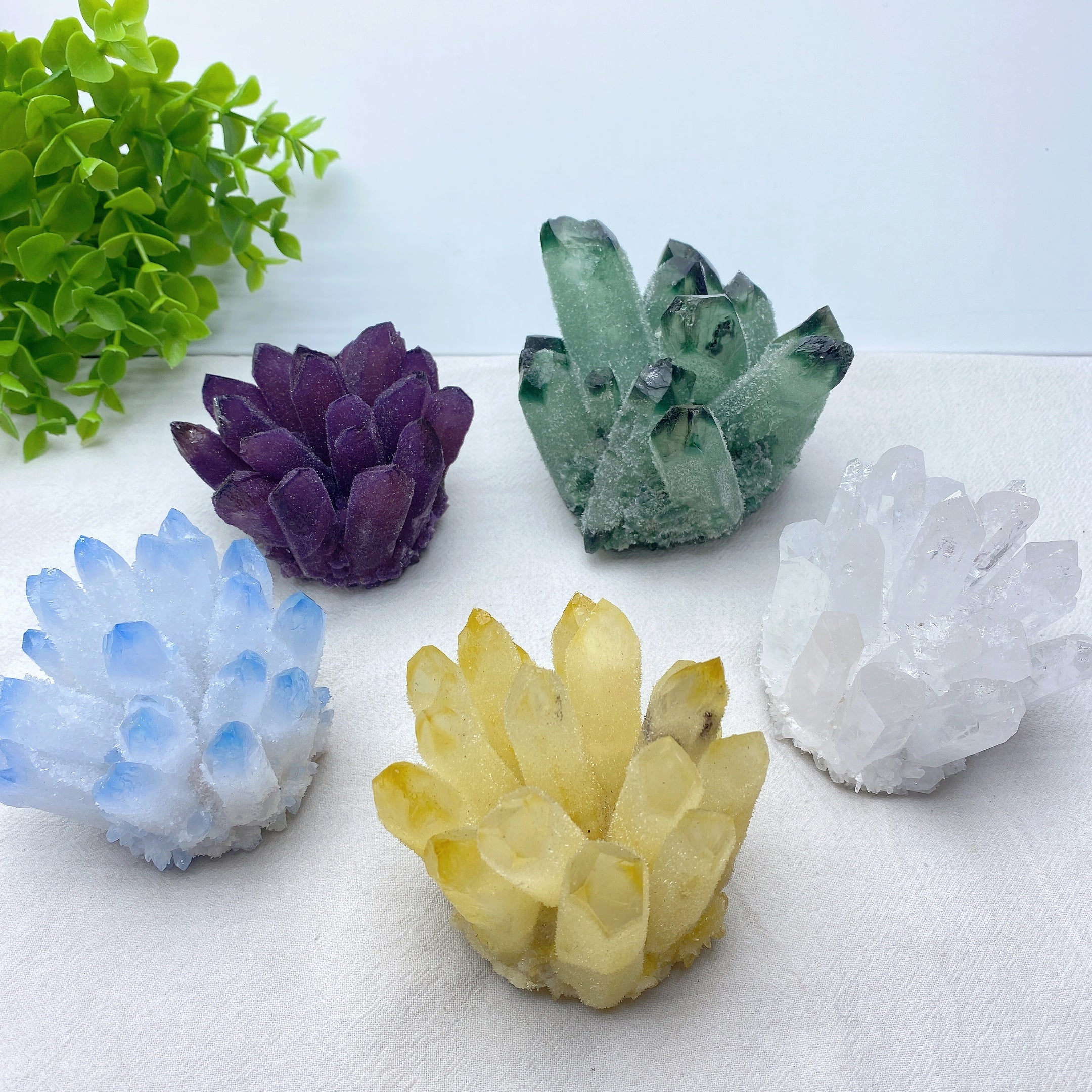 Quartz Clusters 3-4.5 Inch Natural Healing Crystals