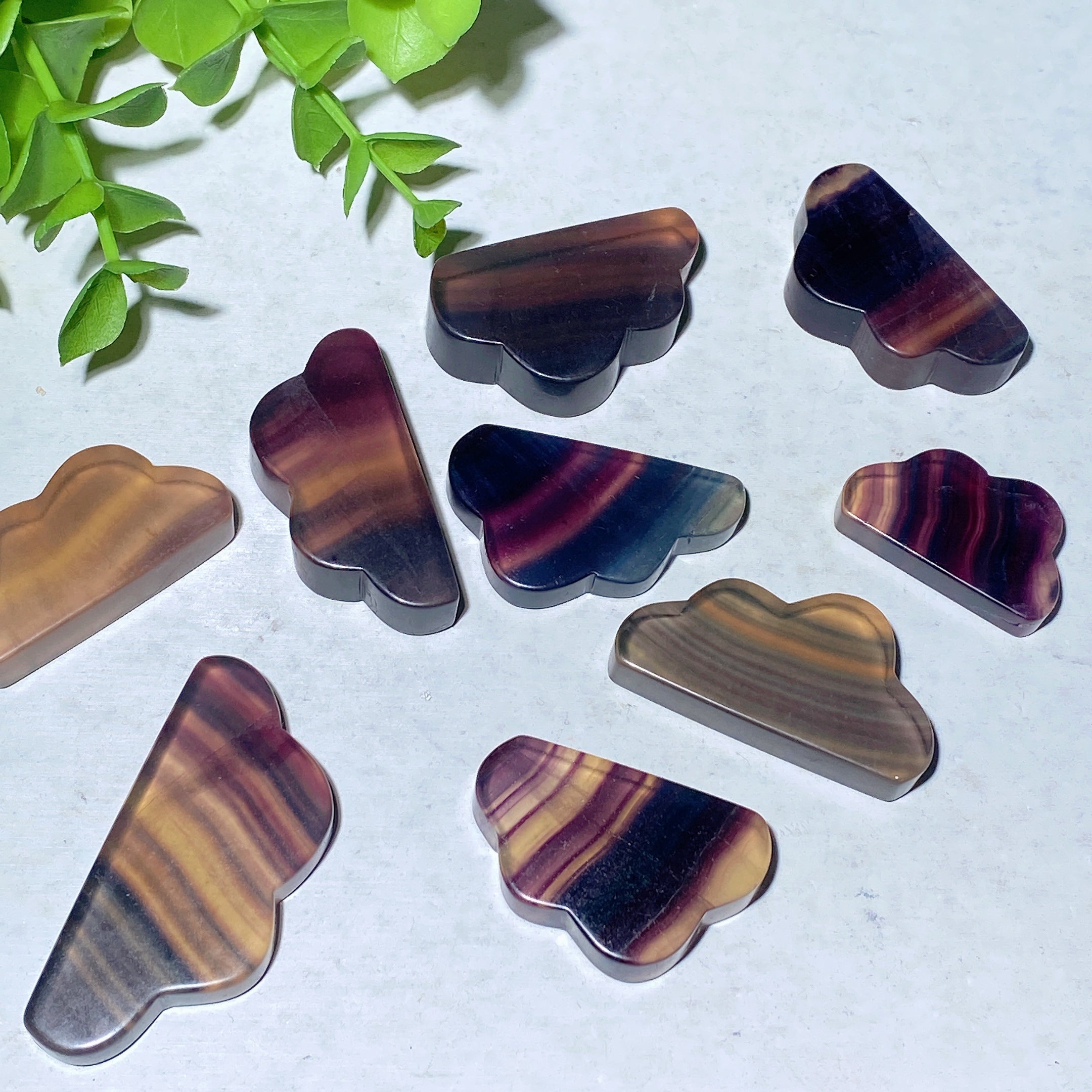Rainbow Fluorite Mini Cloud Crystal 1-2 Inch Healing Stone